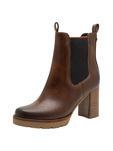Botas de Tobillo con Punta Redonda de Alta Calidad para Otoño e Invierno, Estilo Británico, Botas Chelsea de Cuero Genuino para Hombre, Plantilla de PU Antideslizante - Product Image 1