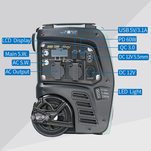 ระบบโฮมซิสเต็ม 2662Wh กำลังไฟ 3600W พร้อมตัวควบคุมพลังงานแสงอาทิตย์แบบออฟกริด MPPT และแบตเตอรี่ภายนอก - Product Image 6