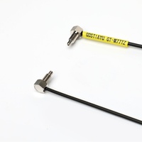 Sonde de capteur à fibre optique industrielle transmissive à angle droit et filetée, modèle GT-M77TZ, pour un gain de place optimal