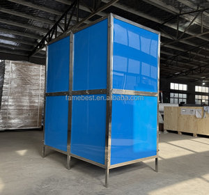 กรงสเตนเลสซ้อนคู่สุดหรูพร้อมระบบระบายน้ำส่วนประกอบแก้ว & พลาสติกปุ่มปิดชามหมุน - Product Image 3