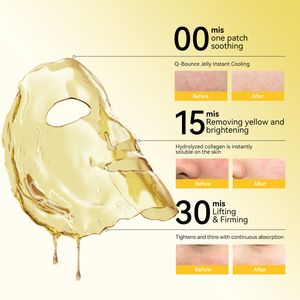 Mặt nạ vàng 24K Lanbena Collagen dành cho nữ, chống lão hóa, chăm sóc da mặt, dành cho da nhạy cảm - Product Image 3