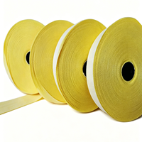 Ruban isolant électrique thermorétractable en fibre de polyester haute température tressé en nylon, ruban de fixation thermorétractable en polyester pour moteur