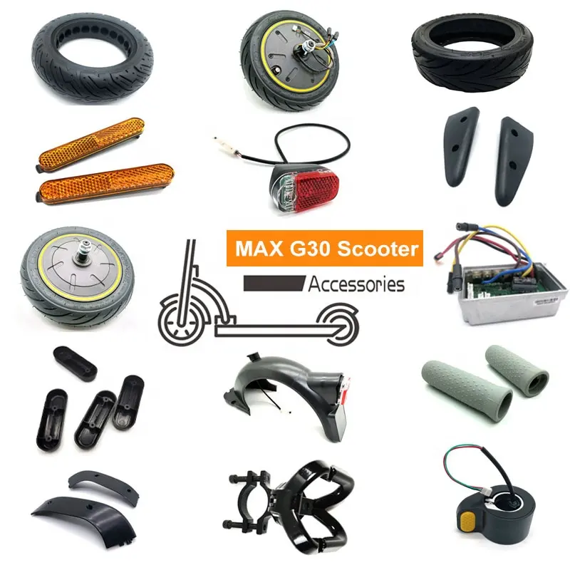 Peças de pneu para scooter, peças de acessórios para pneu da câmara de ar para ninebo max g30 g30d scooter elétrico