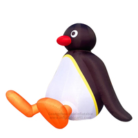 Modèle gonflable pingouin personnalisable pour affichage commercial pour les expositions d'art fêtes fournitures de fête publicité gonflables
