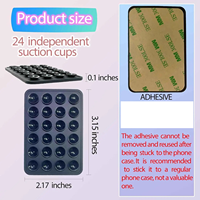 Produk Terlaris: Dudukan Ponsel Silikon Satu Sisi dengan Perekat, Kompatibel dengan Casing Ponsel, Aksesoris Ponsel Handsfree