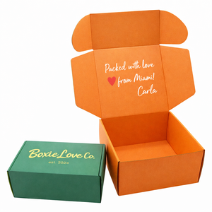 Boîte d'expédition pour sérum d'essence, boîte d'expédition personnalisée, boîte d'expédition en carton ondulé E, boîte d'expédition à fermeture automatique, emballage cosmétique personnalisé - Product Image 1