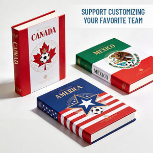 Decoración de Caja de Libros Falsos Personalizada para la Zona de Aficionados de la Copa Mundial de Fútbol 2026, para Eventos de Clubes de Fans, Exhibición en el Hogar, Decoración de Bar, Accesorios de Almacenamiento - Product Image 2