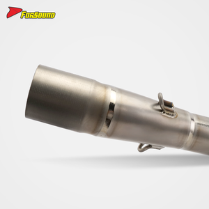 Nuevo Escape FORSOUND para Yamaha TMAX 560, Maxi-Scooter de Dos Cilindros, Sección Delantera-Media de Titanio, Instalación Directa con Tornillos - Product Image 3