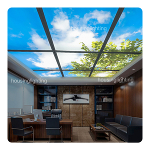 Zigbee CCT kısılabilir mavi gökyüzü bulut LED Panel AYDINLATMA 25W 36W 40W 3030 3060 620x620 2x2 kare Led yapay gökyüzü Panel AYDINLATMA - Product Image 1