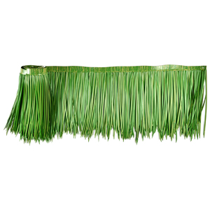 Toiture en chaume <span class=keywords><strong>synthétique</strong></span> écologique en plastique à prix avantageux, feuilles de palmier, chaume vert, toiture en herbe sèche, chaume artificiel - Product Image 2
