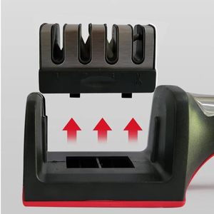Afilador de Cuchillos y Tijeras Manual Multifuncional de 3 Etapas, Nuevo, a Bajo Precio - Product Image 5