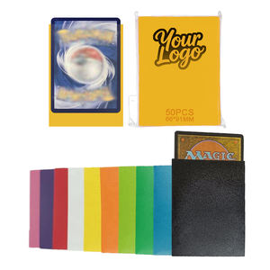 Protections de cartes écologiques à texture mate, sans PVC, au toucher doux et confortable, pochettes pour cartes de baseball et de basketball - Product Image 1