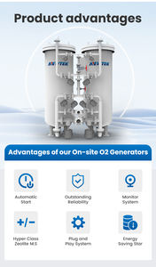 L'usine fournit directement 99.5% usine d'oxygène O2 de haute pureté équipement de génération de gaz médical générateur d'oxygène de conception moderne - Product Image 3