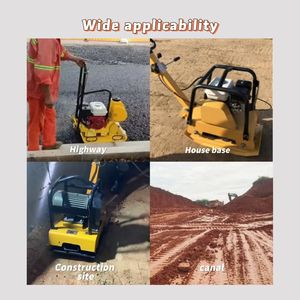 Ağır beton actor ktör titreşim makinesi kurbağa Rammer makinesi toprak actor ktör titreşimli plaka kompaktörü - Product Image 6