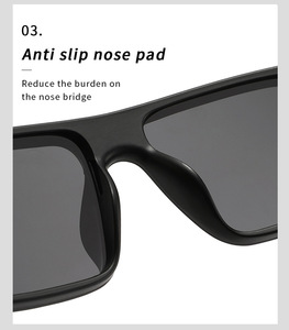 2026 Trendy glasses Square All-in-One Sunglasses Wooden Bamboo Polarized Sunglasses for <b>Men</b> - Product Image 4