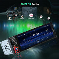 Evrensel Araç Radyo Çalar 6.5 İnç Dokunmatik Ekran BT EQ FM Kablosuz Carplay Mirror Link Android Auto Stereo Gösterge Paneli 7 1 Yıl Garantili