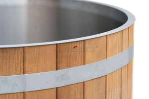 Bathtubs Whirlpools Freestanding Wooden <strong>Barrel</strong> Stainless Steel Wood <strong>Fired</strong> Bathtub Indoor Bathtub Wooden Bath <strong>Barrel</strong> for Sale - Product Image 2