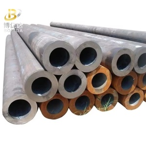 Tubo sin soldadura de pared gruesa directo de fábrica Tubo de acero de aleación de para construcción/Plomería - Product Image 1