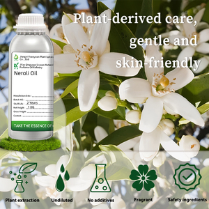 Huile essentielle de néroli et de <span class=keywords><strong>fleur</strong></span> <span class=keywords><strong>d</strong></span>'<span class=keywords><strong>oranger</strong></span> pour le visage, le corps, l'aromathérapie, le massage, les soins de la peau - Product Image 2