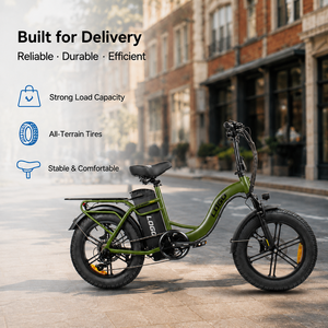 Bicicleta Eléctrica de Carga Personalizada ODM 48V 32Ah para Entrega de Alimentos, Bicicleta Eléctrica Profesional de Carga 48V 50AH con Neumáticos Anchos para Reparto - Product Image 1