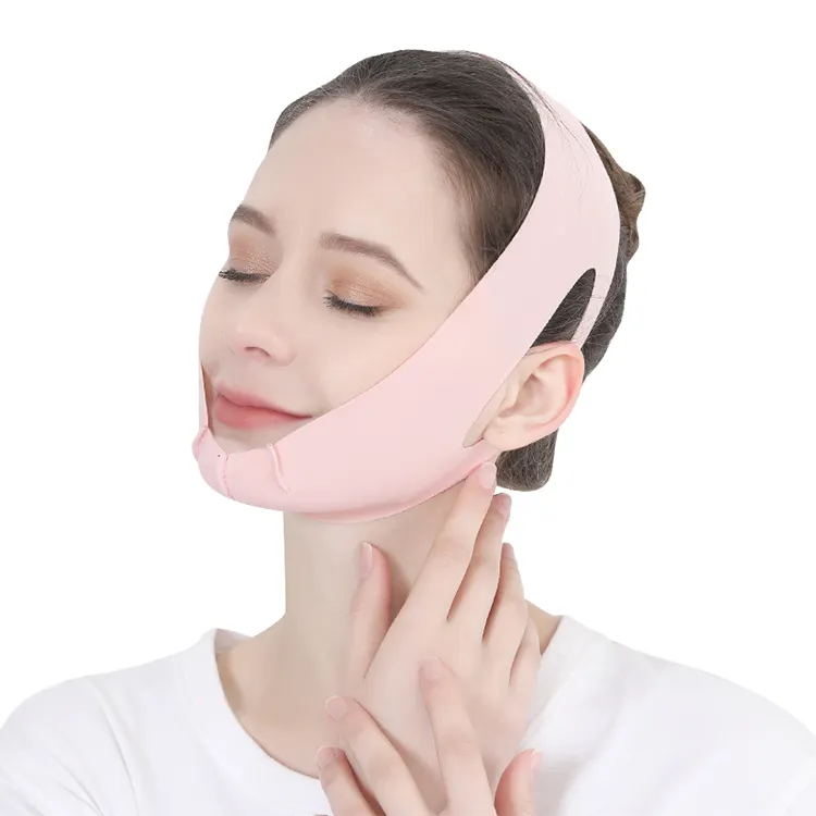 V Shaped Slimming Face Mask Double Chin Reducer V Line Lifting Mask Neck Tape Face Slimmer Patch For Firming and Tightening
