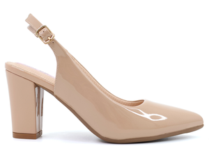 NUOVO Design Scarpe da <span class=keywords><strong>Donna</strong></span> con Tacco a Blocco e Punta Affusolata, Décolleté da Ufficio - Product Image 3