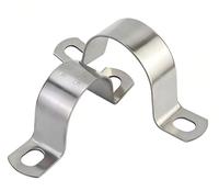 Collier de serrage en U en acier inoxydable 304, taille métrique, robuste, pour fixation de tuyaux industriels et marins