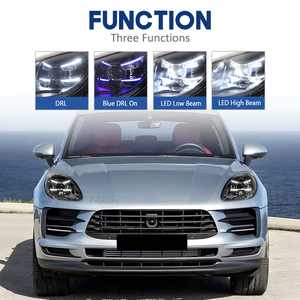 Faros LED HCMOTIONZ para <span class=keywords><strong>Porsche</strong></span> <span class=keywords><strong>Macan</strong></span> 2014-2021 SUV (95B) Luz <span class=keywords><strong>azul</strong></span> DRL Proyector Conjunto de faros delanteros - Product Image 3