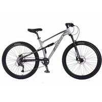 Nouveau VTT 21 vitesses, 27,5 pouces, frein à disque, cadre en alliage d'aluminium, double suspension, descente, pour adultes