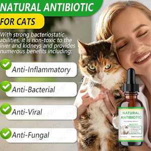 Les gouttes liquides antibiotiques naturelles Offres Spéciales aident avec anti-<span class=keywords><strong>inflammatoire</strong></span> pour le chat 60 Ml - Product Image 4