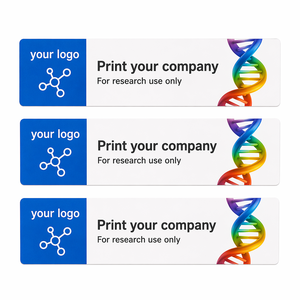 Research Use Self Adhesive Printed <b>Labels</b> Custom Logo Available for Peptide Specimen Xilin Vial Packaging - Product Image 3