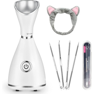 Vaporizador Facial Profesional Portátil 2 en 1, Máscara de Plástico para Dermoabrasión, Vaporizador Facial con Nebulización Cálida, Nano Vaporizador Facial Portátil - Product Image 5