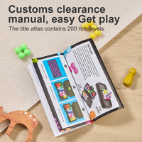 Jeu de société de correspondance cérébrale, puzzle de QI, jeu de compétition de correspondance 3D, jeu de société éducatif, développement des compétences cognitives, jouets de bureau pour le cerveau