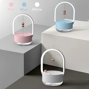 เครื่องพ่นละอองน้ำเย็นอัลตราโซนิค300มล. เครื่องเพิ่มความชื้นแสงดวงจันทร์ <span class=keywords><strong>LED</strong></span> พร้อมแบตเตอรี่แบบชาร์จไฟได้สำหรับรถยนต์บ้านโรงแรม RVs - Product Image 3