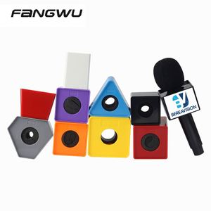 High Quality Microphone Cover Logo Flag For Mic Holder Box - Product Image 1