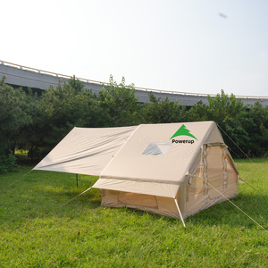 工場直送 ブラックコーティング付きインフレータブルテント オーニング6.3 ㎡   300Dオックスフォード生地クイックセットアップ屋外エアテント - Product Image 4