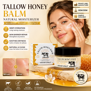 Bálsamo de Sebo de Res de Marca Privada con Miel de Manuka, Crema Nutritiva e Hidratante para Cara, Pies y Cuerpo - Product Image 1