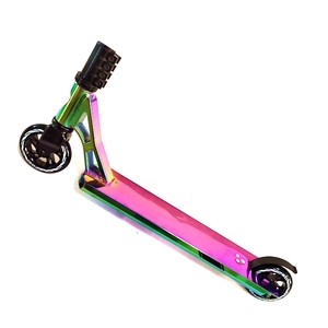 Patinette cascadeuse arc-en-ciel Pro pour enfants et adultes, Scooter à rayures complet en aluminium, niveau d'entrée <span class=keywords><strong>Freestyle</strong></span> Kick - Product Image 1