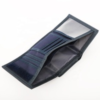 Dompet Mini Kasual Dompet Uniseks dengan Kantong Koin Nilon Lipat Pendek Menerima Logo Kustom Cetak Dompet Kanvas Murah