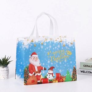 Bolsa de Compras Personalizada de Tela No Tejida con Logotipo Impreso, Bolsas Navideñas de Tela No Tejida, Bolsas de Regalo Coloridas y Ecológicas, Publicitarias - Product Image 6