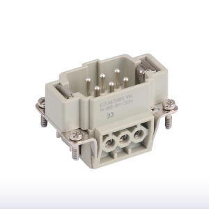 Conector de Alta Resistencia WZUMER HE-006, Juego de Conectores Macho y Hembra de 6 Pines, IP65, 16A, 500V, Rectangular, Grado Industrial - Product Image 4