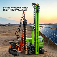 Sondeuse hydraulique à vis APCOM pour projets photovoltaïques