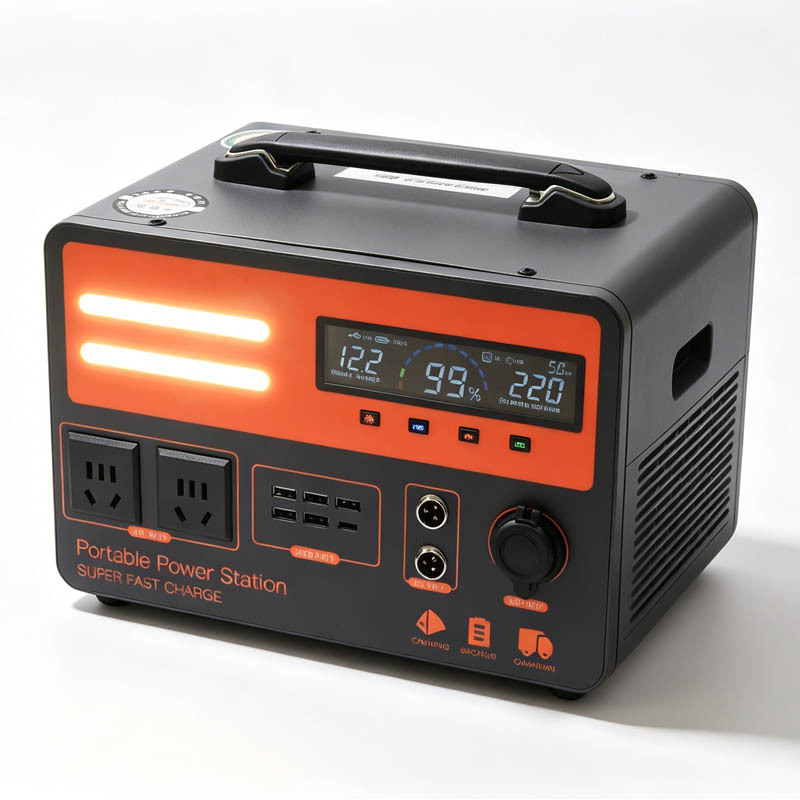 600W Portable Station LiFePO4 Solar Generator MPPT 110V/220V Pure Sine Wave Grid Car/Solar Panel Compatible 1 Year Warranty · image 2