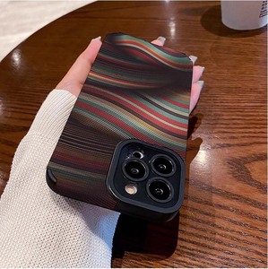 Belle couleur vague <span class=keywords><strong>ligne</strong></span> impression TPU cuir artificiel housse de téléphone portable pour Iphone 8 X Xr Xs <span class=keywords><strong>11</strong></span> 12 13 14 15 16 17 Pro Max - Product Image 4