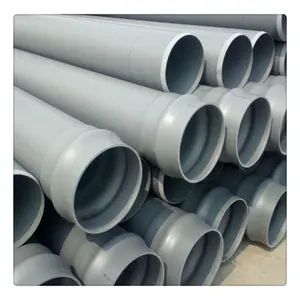 Upvc Pvc-uh Pvc Pipe 50mm 250mm 1200mm Pipe ISO Certificated For Water Supply Pvc Drainage Pipe
