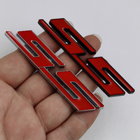 Autocollant de voiture logo SS en métal pour accessoires Chevrolet