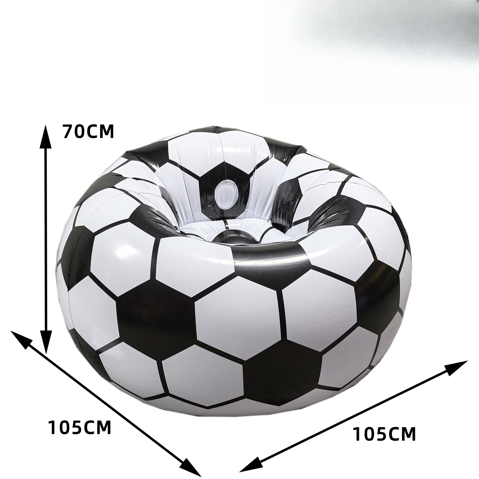 Canapé gonflable de football, sans air