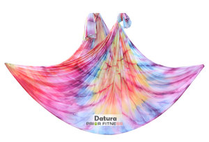 Hamac de Yoga <span class=keywords><strong>Aérien</strong></span> Multicolore 6m 40D Nylon Yoga Hamac en Nylon Yoga Antigravité Tissu Stretch Durable - Product Image 3