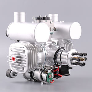 DLE170 ML Metal Ultra Light Dual Cylinder Natural Air Cooled Starting Gasoline High Power Paragliding Model <b>Airplane</b> Engine - Product Image 3