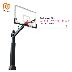 Système de support de basket-ball fixe en hauteur à vendre Cerceau de basket-ball creusé OEM ODM 10 pieds en acier et <span class=keywords><strong>aluminium</strong></span> - Product Image 2